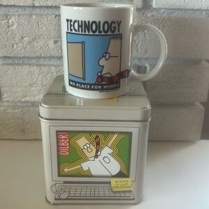 Dilbert Mug & Cookie Tin